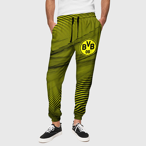 Мужские брюки FC Borussia Sport / 3D-принт – фото 3