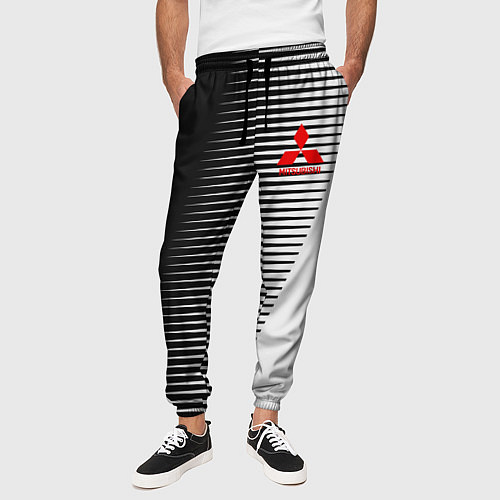Мужские брюки MITSUBISHI SPORT / 3D-принт – фото 3