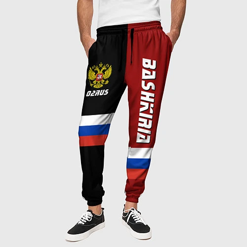 Мужские брюки Bashkiria, Russia / 3D-принт – фото 3