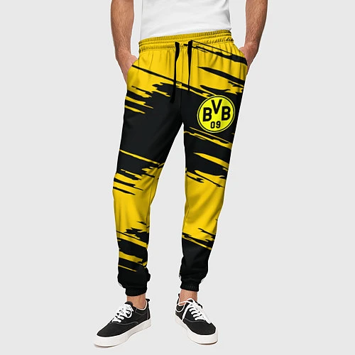 Мужские брюки BVB 09: Yellow Breaks / 3D-принт – фото 3