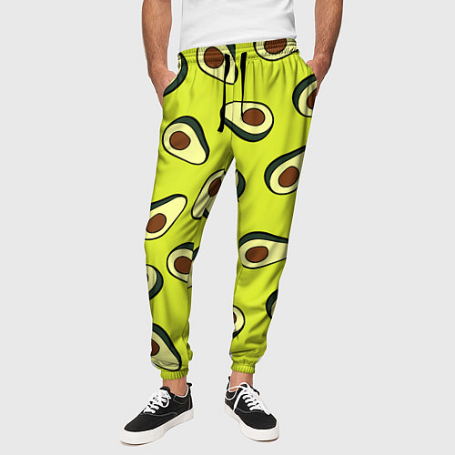 Мужские брюки Стиль авокадо / 3D-принт – фото 3