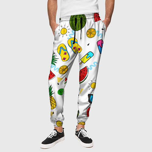 Мужские брюки Летний стиль / 3D-принт – фото 3