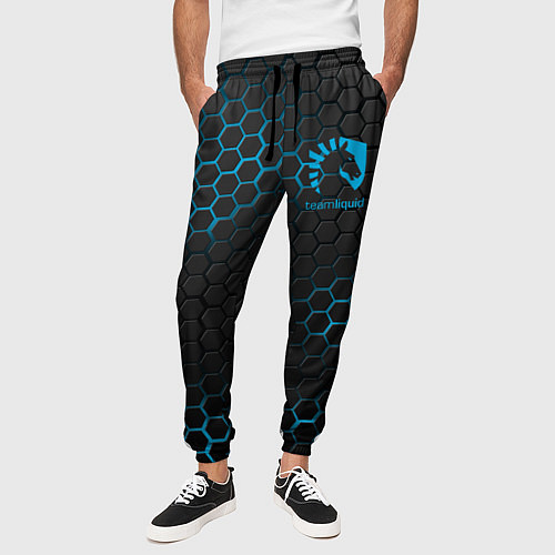 Мужские брюки Team Liquid: Carbon Style / 3D-принт – фото 3
