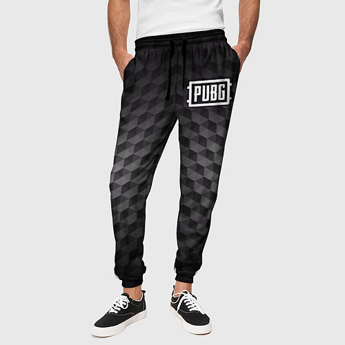 Мужские брюки PUBG: Carbon Style / 3D-принт – фото 3