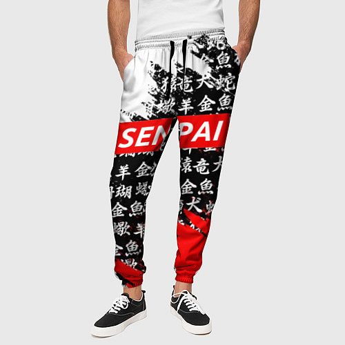 Мужские брюки SENPAI / 3D-принт – фото 3