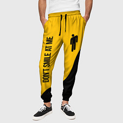 Брюки на резинке мужские BILLIE EILISH: Don't Smile, цвет: 3D-принт — фото 2