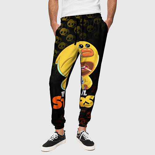 Мужские брюки BRAWL STARS SALLY LEON / 3D-принт – фото 3