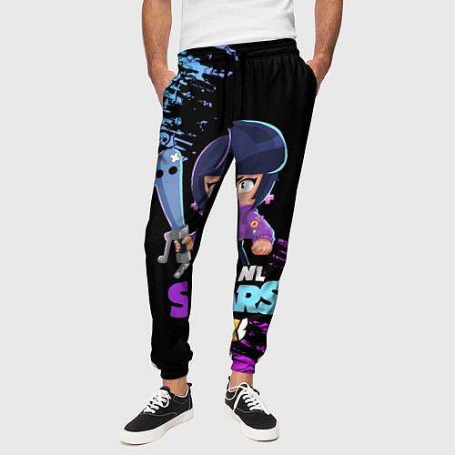 Мужские брюки BRAWL STARS BIBI / 3D-принт – фото 3