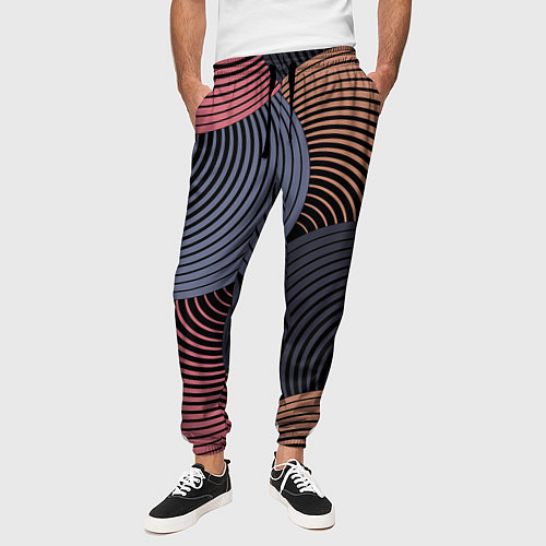 Мужские брюки Абстрактный узор / 3D-принт – фото 3