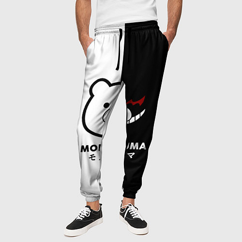 Мужские брюки Monokuma / 3D-принт – фото 3