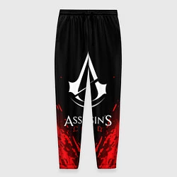 Брюки на резинке мужские Assassin’s Creed, цвет: 3D-принт