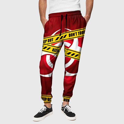 Мужские брюки Вирус / 3D-принт – фото 3