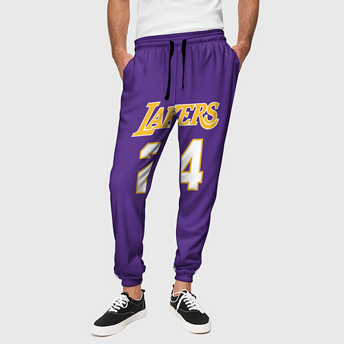 Мужские брюки Los Angeles Lakers Kobe Brya / 3D-принт – фото 3