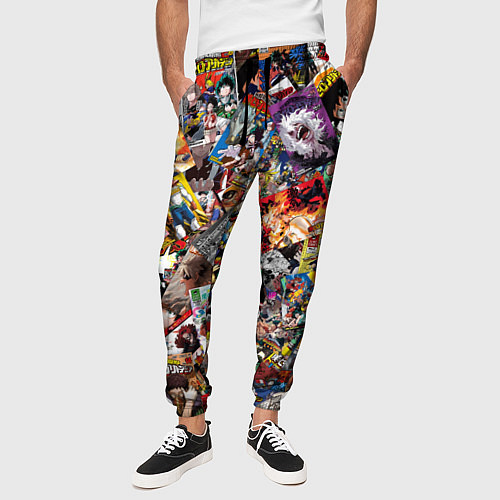 Мужские брюки Academia stikerbombing / 3D-принт – фото 3