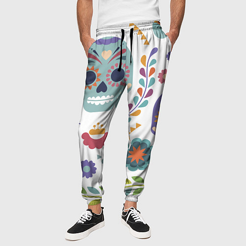 Мужские брюки Мексиканские мотивы / 3D-принт – фото 3