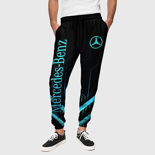 Мужские брюки Mercedes-Benz / 3D-принт – фото 3