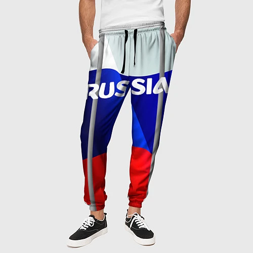 Мужские брюки Россия / 3D-принт – фото 3