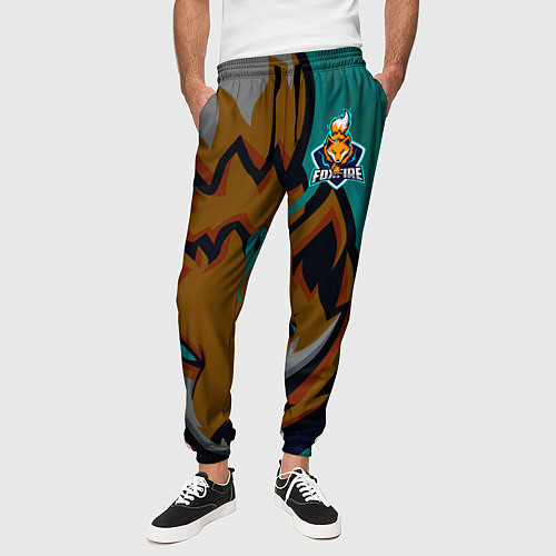 Мужские брюки Форма Foxfire / 3D-принт – фото 3