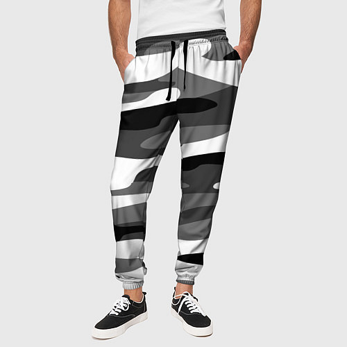 Мужские брюки Камуфляж Sabaton без лого / 3D-принт – фото 3