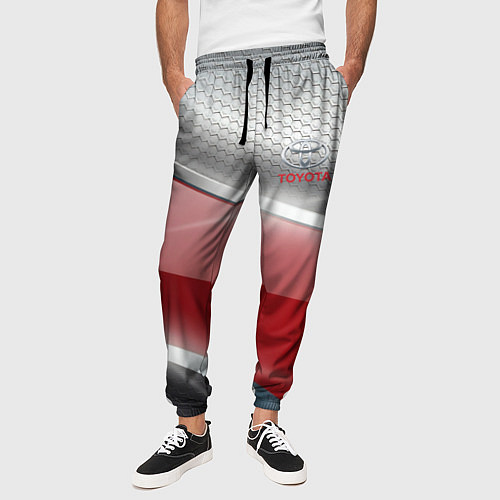 Мужские брюки TOYOTA / 3D-принт – фото 3