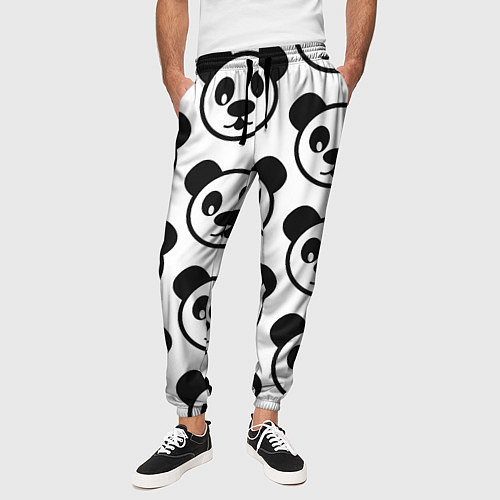 Мужские брюки Panda / 3D-принт – фото 3
