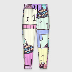 Брюки на резинке мужские Каваи, цвет: 3D-принт