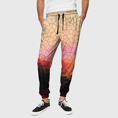 Мужские брюки Пикси кожа / 3D-принт – фото 3