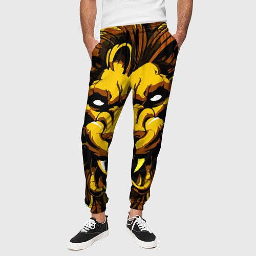 Мужские брюки Зверь / 3D-принт – фото 3