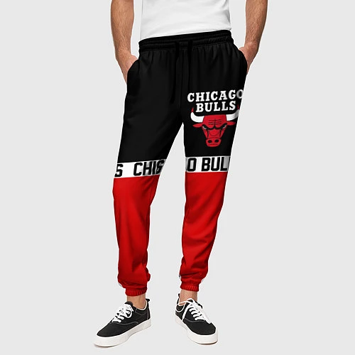 Мужские брюки CHICAGO BULLS / 3D-принт – фото 3