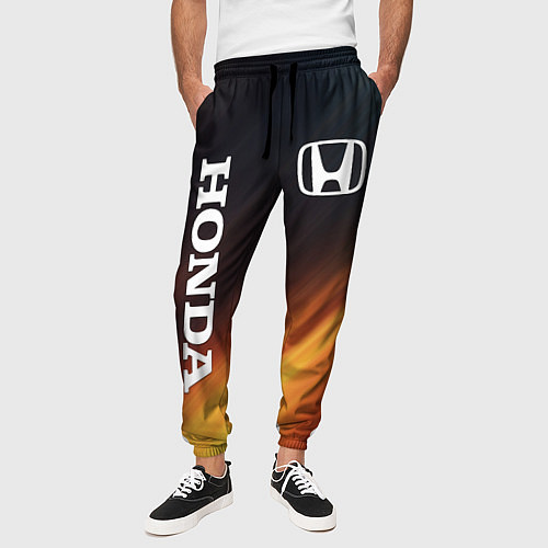 Мужские брюки HONDA / 3D-принт – фото 3