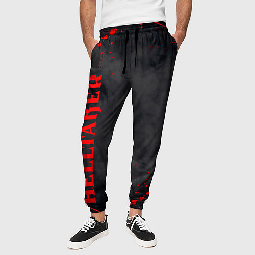 Мужские брюки Helltaker Logo Z / 3D-принт – фото 3