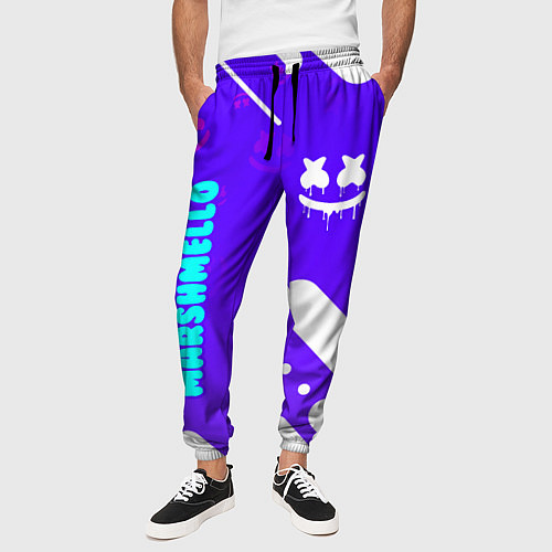 Мужские брюки MARSHMELLO МАРШМЕЛЛОУ / 3D-принт – фото 3