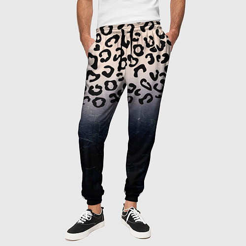 Мужские брюки Животный принт / 3D-принт – фото 3