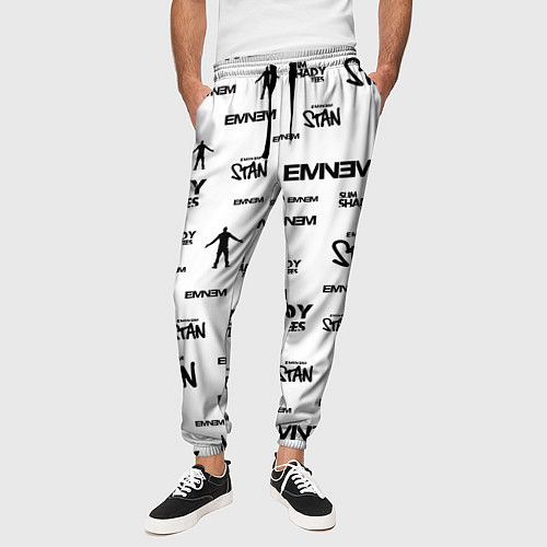 Мужские брюки Eminem / 3D-принт – фото 3