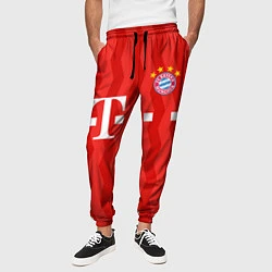 Брюки на резинке мужские FC Bayern Munchen униформа, цвет: 3D-принт — фото 2