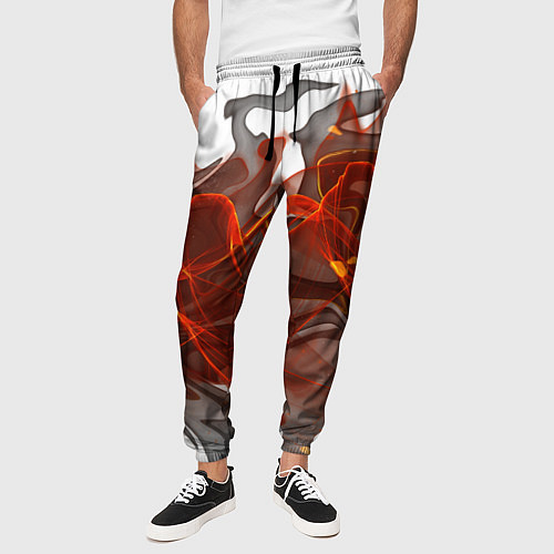 Мужские брюки ОГОНЬ / 3D-принт – фото 3