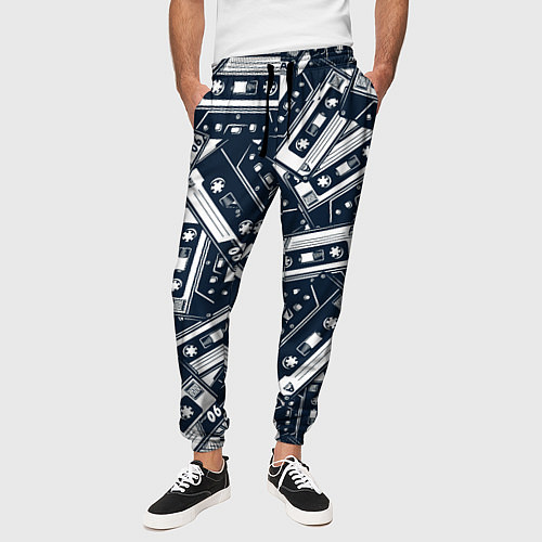 Мужские брюки Retro pattern / 3D-принт – фото 3