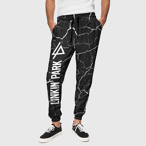 Мужские брюки LINKIN PARK ЛИНКИН ПАРК / 3D-принт – фото 3