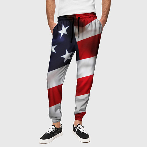 Мужские брюки США USA / 3D-принт – фото 3