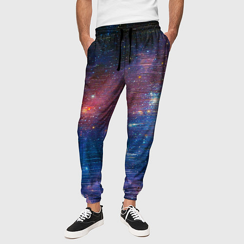 Мужские брюки Glitch space / 3D-принт – фото 3