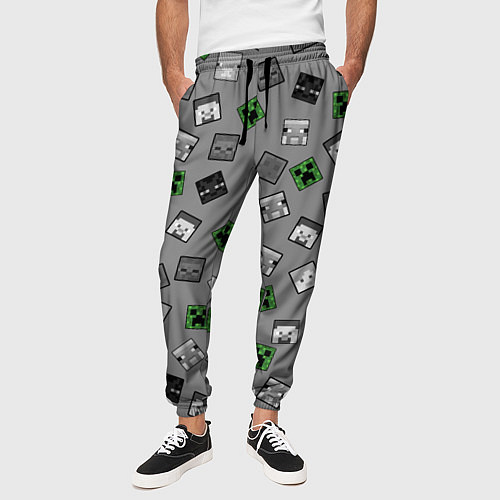 Мужские брюки Minecraft / 3D-принт – фото 3