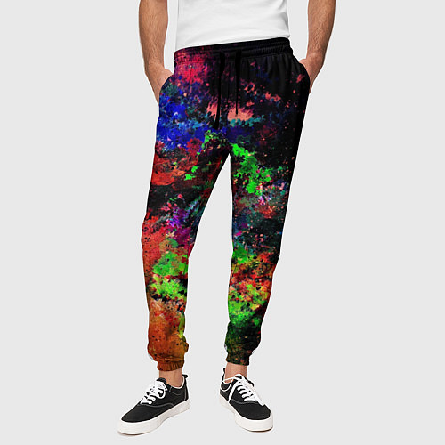 Мужские брюки Краски / 3D-принт – фото 3