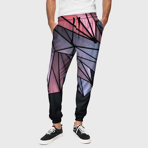 Мужские брюки ГеометриЧеский Рисунок / 3D-принт – фото 3