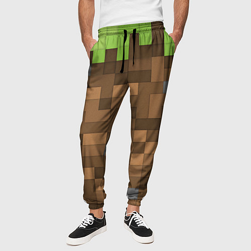 Мужские брюки Minecraft камуфляж / 3D-принт – фото 3