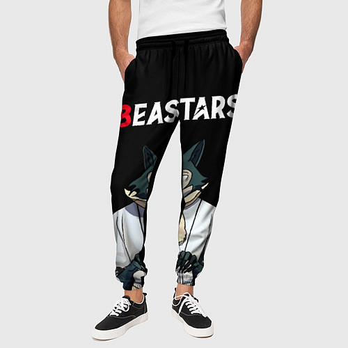 Мужские брюки Beastars Выдающиеся звери / 3D-принт – фото 3