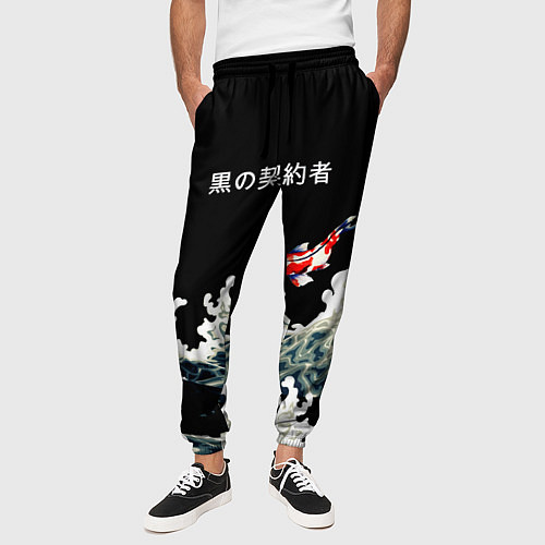 Мужские брюки Японский Стиль Карп Кои / 3D-принт – фото 3