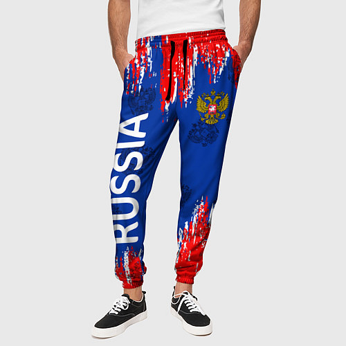 Мужские брюки RUSSIA / 3D-принт – фото 3
