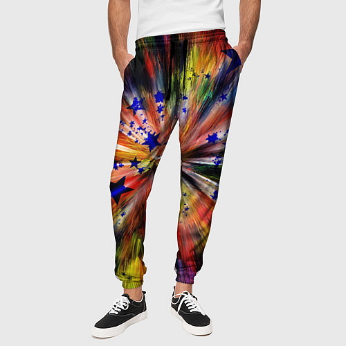 Мужские брюки Звездный путь / 3D-принт – фото 3