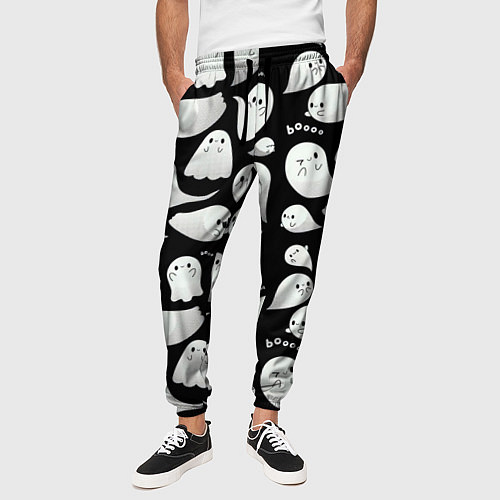 Мужские брюки Boo Привидения / 3D-принт – фото 3