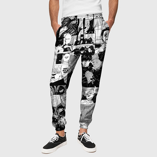 Мужские брюки Магическая Битва / 3D-принт – фото 3